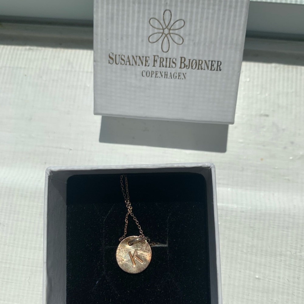 Danish Designer K necklace Gold Plated